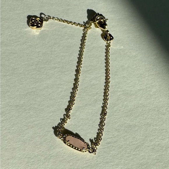 Kendra Scott vermeil bracelet with rose quartz - Picture 2 of 3